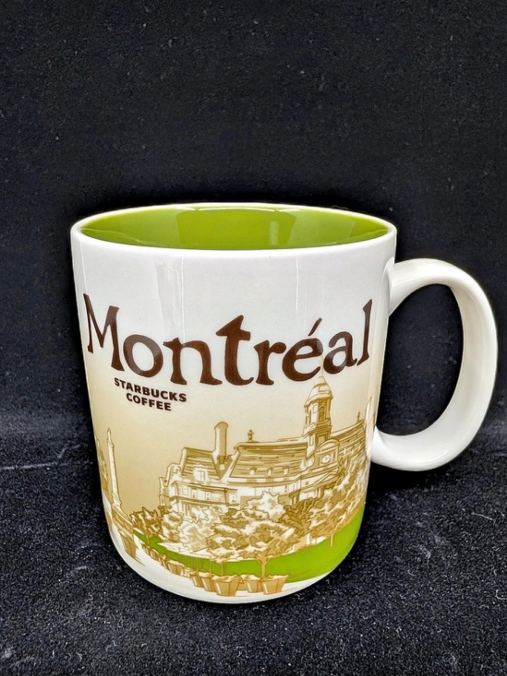 Starbucks Montreal Global Icon Collector Series Ceramic Mug, White/Green Canada
